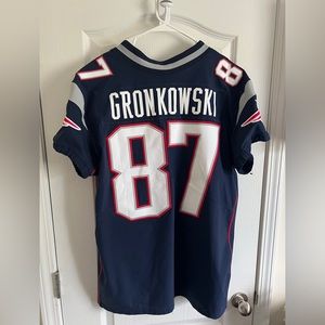 Authentic New England Patriots Rob Gronkowski On Field Nike Jersey